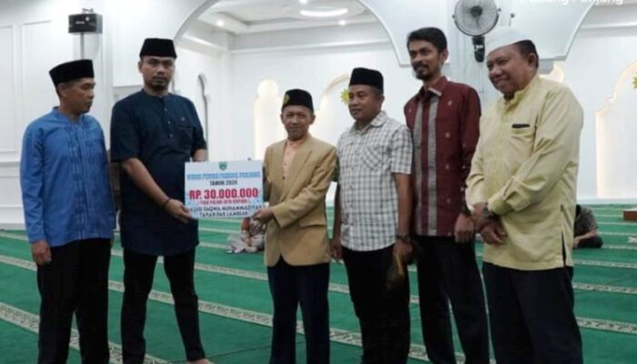 TSR V Pemko Padang Panjang Kunjungi Masjid Taqwa Kauman