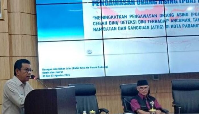 Pengawasan Orang Asing di Kota Padang Disosialisasikan