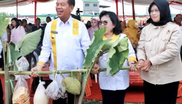 Bupati Simalungun Resmikan Bazar Panen Petani 2024